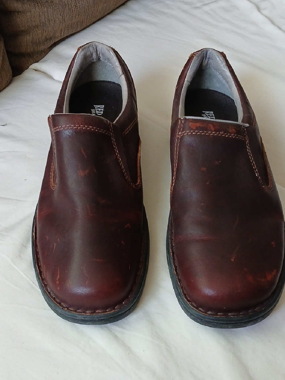 Red Head Brand Co. Leather  Slip On Loafers